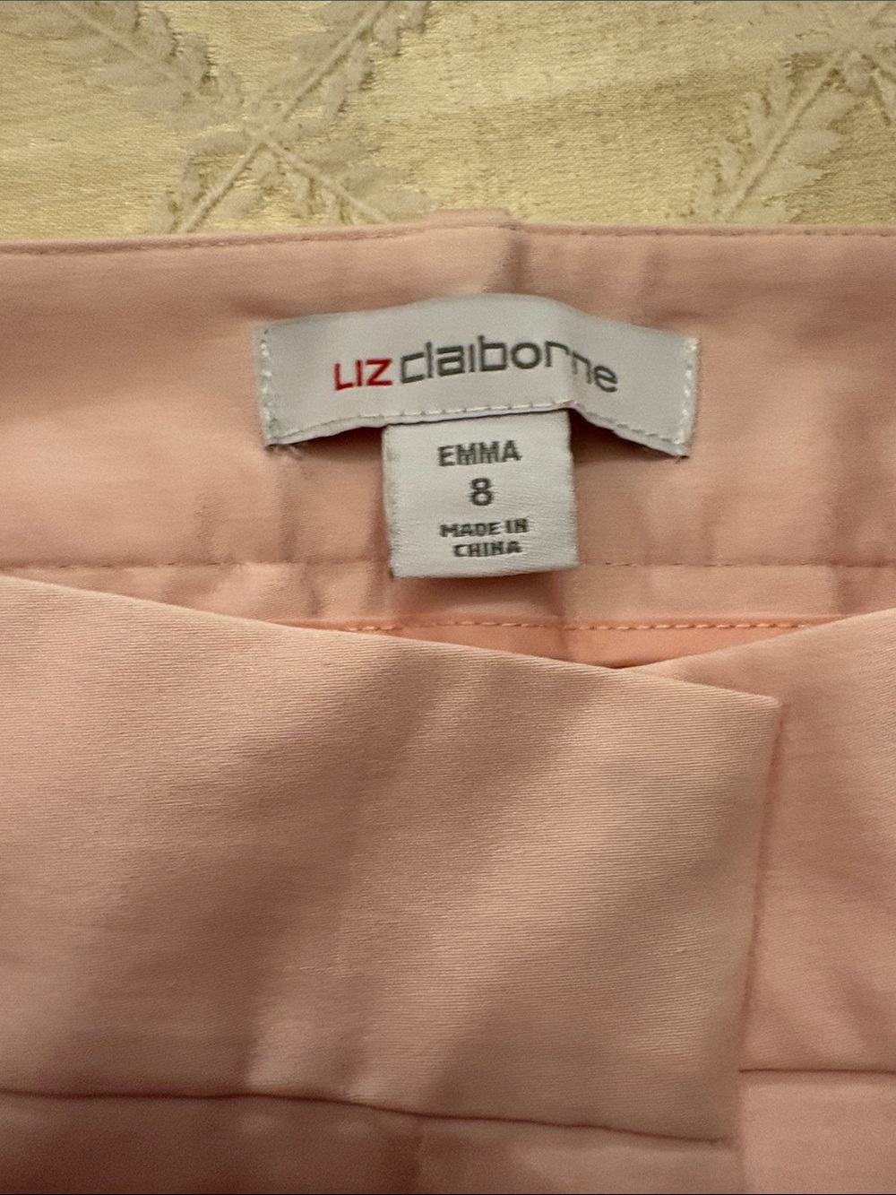 Ladies Liz Claiborne Pink Emma Trousers